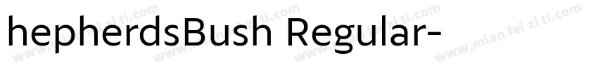hepherdsBush Regular字体转换